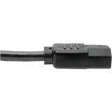 Tripp Lite PDU Power Cord C13 to C14 10A 250V 18 AWG 2 ft. (0.61 m) Black