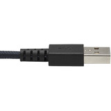 Tripp Lite U038-006-GY-MAX Heavy-Duty USB-A to USB-C Cable USB 2.0 UHMWPE and Aramid Fibers (M/M) Gray 6 ft. (1.83 m)