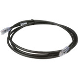 Panduit UTP6AX7BL PanNet Patch Cord, 24 AWG, Cat. 6A, RJ45, 7 ft., Black