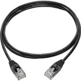 Tripp Lite N261-S04-BK Cat6a 10G Snagless Molded Slim UTP Ethernet Cable (RJ45 M/M) Black 4 ft. (1.22 m)