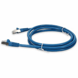 AddOn ADD-5FCAT7F-BE 5ft RJ-45 (Male) to RJ-45 (Male) Blue Microboot, Snagless Cat7 S/FTP PVC Copper Patch Cable