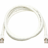 Tripp Lite N272-F07-WH Cat8 40G Snagless SSTP Ethernet Cable (RJ45 M/M), PoE, White, 7 ft. (2.1 m)