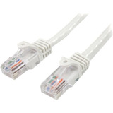 StarTech 45PATCH7WH 7ft White Snagless Cat5e UTP Patch Cable