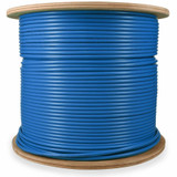 AddOn ADD-CAT6A1KSP-BE 1000ft Non-Terminated Blue Cat6A STP Plenum-Rated Copper Patch Cable