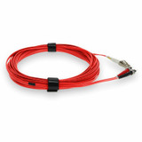 AddOn ADD-ST-LC-5M5OM4-RD 5m LC (Male) to ST (Male) Red OM4 Duplex Fiber OFNR (Riser-Rated) Patch Cable