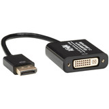 Tripp Lite P134-06N-DVI-V2 DisplayPort to DVI Active Adapter Video Converter DP ver 1.2 (M/F) 6-in. (15.24 cm)