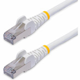 StarTech NLWH-3F-CAT8-PATCH 3ft White CAT8 Ethernet Cable, Snagless RJ45, 25G/40G 2000MHz, 100W PoE, S/FTP, 26AWG Pure Bare Copper, LSZH Network Patch Cord