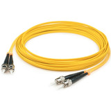 AddOn ADD-ST-ST-2M6MMFP 2m ST (Male) to ST (Male) Yellow OM1 Duplex Plenum-Rated Fiber Patch Cable