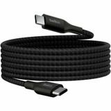 Belkin CAB015bt2MBK 240W USB-C to USB-C Cable - 480 Mbps - Nylon, Braided - M/M - 2m/6.6ft - Black