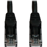 Tripp Lite N261-100-BK Cat6a 10G Snagless Molded UTP Ethernet Cable (RJ45 M/M), PoE, Black, 100 ft. (30.5 m)