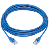 Tripp Lite N261-S15-BL Cat6a 10G Snagless Molded Slim UTP Ethernet Cable (RJ45 M/M) Blue 15 ft. (4.57 m)