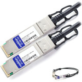 AddOn 40G-QSFP-QSFPC0301AO Brocade 40G-QSFP-QSFP-C-0301 Compatible TAA Compliant 40GBase-CU QSFP+ to QSFP+ Direct Attach Cable (Active Twinax, 3m)