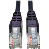 Tripp Lite N001-003-PU Cat5e 350 MHz Snagless Molded (UTP) Ethernet Cable (RJ45 M/M) PoE Purple 3 ft. (0.91 m)