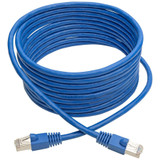 Tripp Lite N262-014-BL Cat6a 10G Snagless Shielded STP Ethernet Cable (RJ45 M/M) PoE Blue 14 ft. (4.27 m)