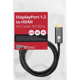 SIIG CB-DP1Q12-S1 DisplayPort 1.2 To HDMI 6ft Cable 4K/30Hz