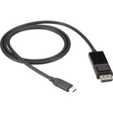 Black Box VA-USBC31-DP12-003 USB-C Adapter Cable - USB-C to DisplayPort Adapter, 4K60, DP 1.2 Alt Mode