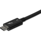 StarTech TBLT34MM80CM 2.6ft (80cm) Thunderbolt 3 Cable, 40Gbps, 100W PD, 4K/5K Video, Thunderbolt-Certified, Compatible w/ TB4/USB 3.2/DisplayPort