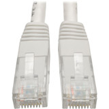 Tripp Lite N200-001-WH Cat6 Gigabit Molded (UTP) Ethernet Cable (RJ45 M/M) PoE White 1 ft. (0.31 m)