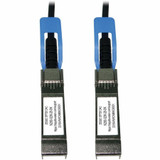 Tripp Lite N280-02M-28-BK series SFP28 to SFP28 25GbE Passive Twinax Copper Cable (M/M), SFP-H25G-CU2M Compatible, Black, 2 m (6.6 ft.)