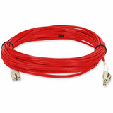 AddOn ADD-LC-LC-2M5OM2RD 2m LC (Male) to LC (Male) Red OM2 Duplex Fiber OFNR (Riser-Rated) Patch Cable