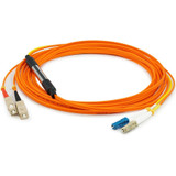 AddOn CAB-MCP-LC-2M-AO 2m CAB-MCP-LC-2M Compatible LC (Male) to SC (Male) Orange OM1 & OS1 Duplex Fiber Mode Conditioning Cable
