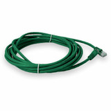 AddOn ADD-15FCAT5E-GN 15ft RJ-45 (Male) to RJ-45 (Male) Straight Green Cat5e UTP PVC Copper Patch Cable