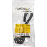 StarTech.com 6ft (2m) Hospital Grade Power Cord, 18AWG, NEMA 5-15P to C13, 10A 125V, Green Dot Medical Power Cable, Monitor Power Cable