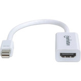 Manhattan 151399 Mini DisplayPort 1.2 to HDMI Adapter Cable, 1080p@60Hz, 17cm, Male to Female, White, Lifetime Warranty, Blister