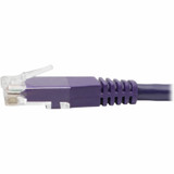 Tripp Lite N200-006-PU Cat6 Gigabit Molded (UTP) Ethernet Cable (RJ45 M/M) PoE Purple 6 ft. (1.83 m)