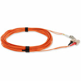 AddOn ADD-SC-LC-3M5OM4-OE 3m LC (Male) to SC (Male) Orange OM4 Duplex OFNR (Riser-rated) LOMM Patch Cable