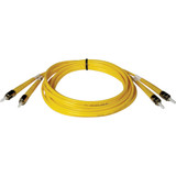 Tripp Lite N352-03M 3M Duplex Singlemode 9/125 Fiber Optic Patch Cable ST/ST 10' 10ft 3 Meter