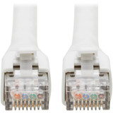 Tripp Lite N272-040-WH Cat8 25G/40G-Certified Snagless Shielded S/FTP Ethernet Cable (RJ45 M/M) PoE White 40 ft. (12.19 m)