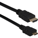 QVS HDAC-1M High Speed HDMI to Mini HDMI with Ethernet 1080p HD Camera Cable