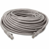 AddOn ADD-100FCAT6-GY 100ft RJ-45 (Male) to RJ-45 (Male) Gray Cat6 UTP PVC Copper Patch Cable