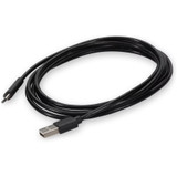 AddOn USBEXTAC50CM 50cm USB 2.0 (A) Male to USB 2.0 (C) Male Black Cable