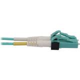 Tripp Lite N845X-01M-8L-MG 40/100G Multimode 50/125 OM4 Fiber Optic Cable (12F MTP/MPO-PC to 4x Duplex LC/PC F/M), LSZH, Magenta, 1 m (3.3 ft.)