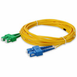 AddOn ADD-ASC-SC-3M9SMF 3m ASC (Male) to SC (Male) Yellow OS2 Duplex Fiber OFNR (Riser-Rated) Patch Cable