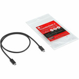 SIIG CB-TB0211-S1 Thunderbolt 4 Cable 2.3ft (0.7M) - 8K@60Hz Display - 40Gbps Data Transfer - Up to 240W Charging - Intel Thunderbolt Certified SIIG CB-TB0211-S1 Thunderbolt 4 Cable 2.3ft (0.7M) - 8K@60Hz Display - 40Gbps Data Transfer - Up to 240W Charging - Intel Thunderbolt Certified