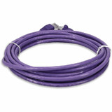 AddOn ADD-12FCAT6-PE 12ft RJ-45 (Male) to RJ-45 (Male) Straight Purple Cat6 UTP Copper PVC Patch Cable