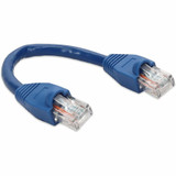 AddOn ADD-0-5FCAT6A-BE 6in RJ-45 (Male) to RJ-45 (Male) Straight Blue Cat6A UTP PVC Copper Patch Cable