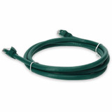 AddOn ADD-1FCAT6A-GN 1ft RJ-45 (Male) to RJ-45 (Male) Straight Green Cat6A UTP PVC Copper Patch Cable