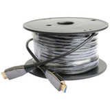 Tripp Lite P568-45M-FBR 4K HDMI Fiber Active Optical Cable (AOC) 4K 60 Hz HDR 4:4:4 (M/M) 45 m (148 ft.)