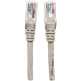 Manhattan 336758 Network Patch Cable, Cat6, 7.5m, Grey, CCA, U/UTP, PVC, RJ45, Gold Plated Contacts, Snagless, Booted, Lifetime Warranty, Polybag