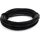 AddOn ADD-25FCAT6-BK 25ft RJ-45 (Male) to RJ-45 (Male) Straight Black Cat6 UTP PVC Copper Patch Cable