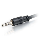 C2G 35ft 3.5mm Stereo Audio Cable With Low Profile Connectors M/M - In-Wall CMG-Rated