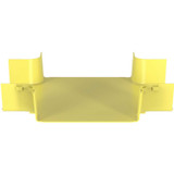 Panduit FRFWC12X4LYL FiberRunner 4-Way Cross Fitting - 12x4 - Yellow