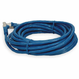 AddOn ADD-20FCAT7F-BE 20ft RJ-45 (Male) to RJ-45 (Male) Blue Microboot, Snagless Cat7 S/FTP PVC Copper Patch Cable