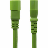 StarTech.com 6ft (1.8m) Heavy Duty PDU Power Cord, IEC 60320 C14 to C15, 15A 250V, 14AWG, Green Power Cable, UL Listed Components