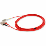 AddOn ADD-SC-LC-1M6MMF-RD 1m SC (Male) to LC (Male) Red OM1 Duplex Fiber OFNR (Riser-Rated) Patch Cable