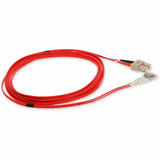 AddOn ADD-SC-LC-1M6MMF-RD 1m SC (Male) to LC (Male) Red OM1 Duplex Fiber OFNR (Riser-Rated) Patch Cable